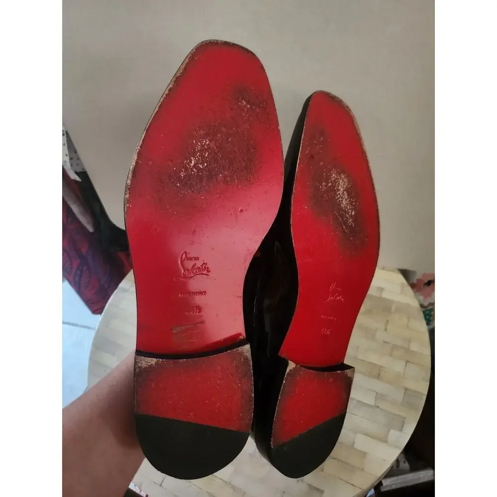Christian Louboutin patent leather loafers size 44.5